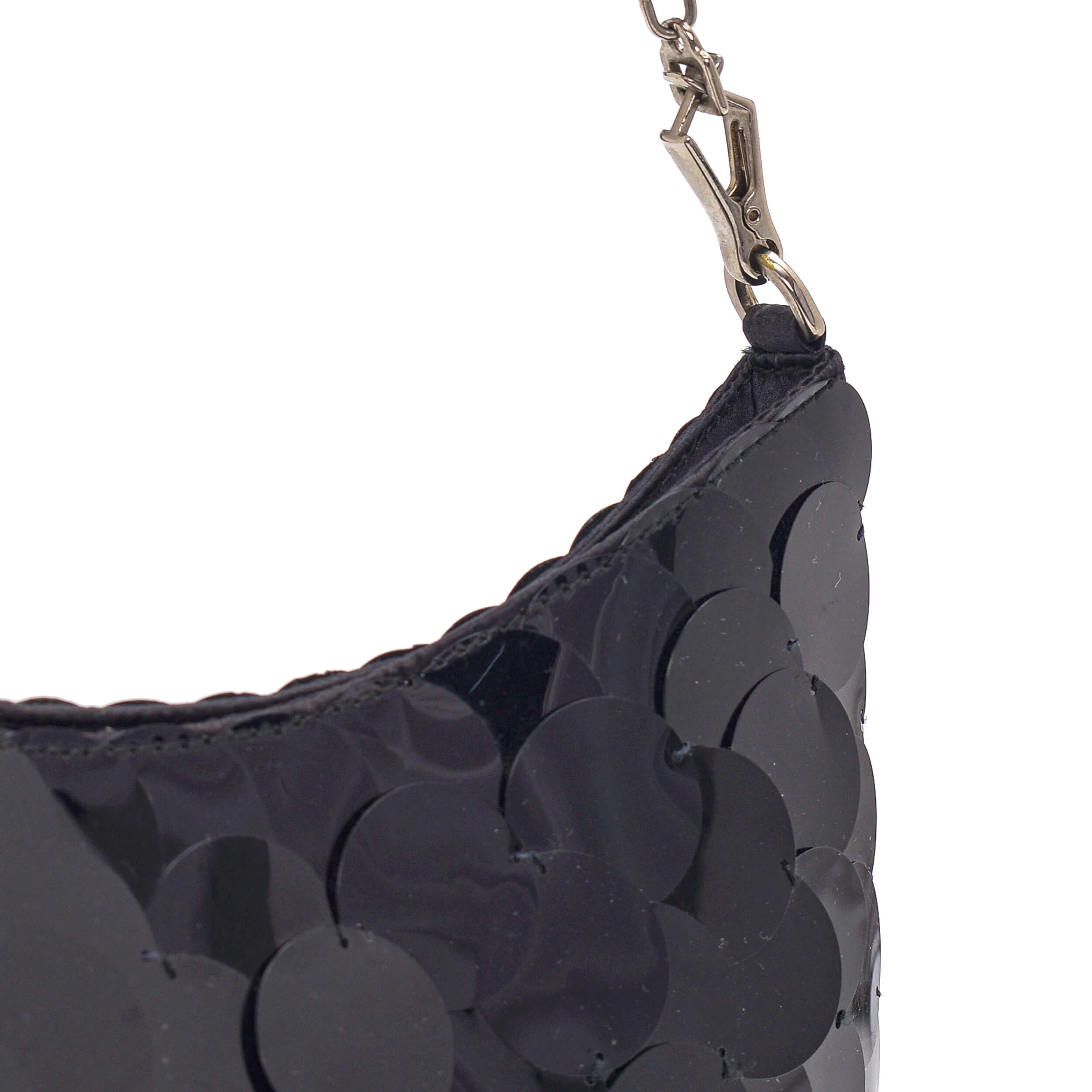 Prada - Black Big Sequin Mini Tote Bag